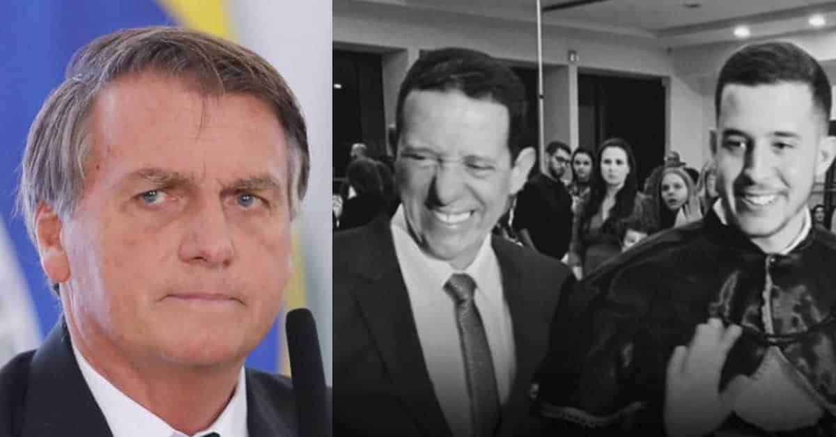 Bolsonaro e José Maria Trindade - Foto Reprodução do Twitter
