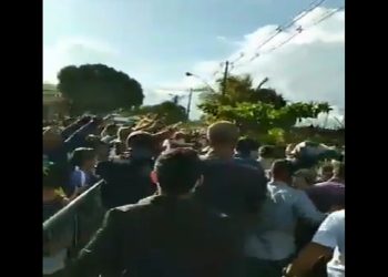 DAVI ALCOLUMBRE HOSTILIZADO NO AMAPÁ - FOTO TWITTER
