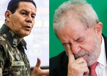 Hamilton Mourão e Lula - Foto Reprodução do Twitter