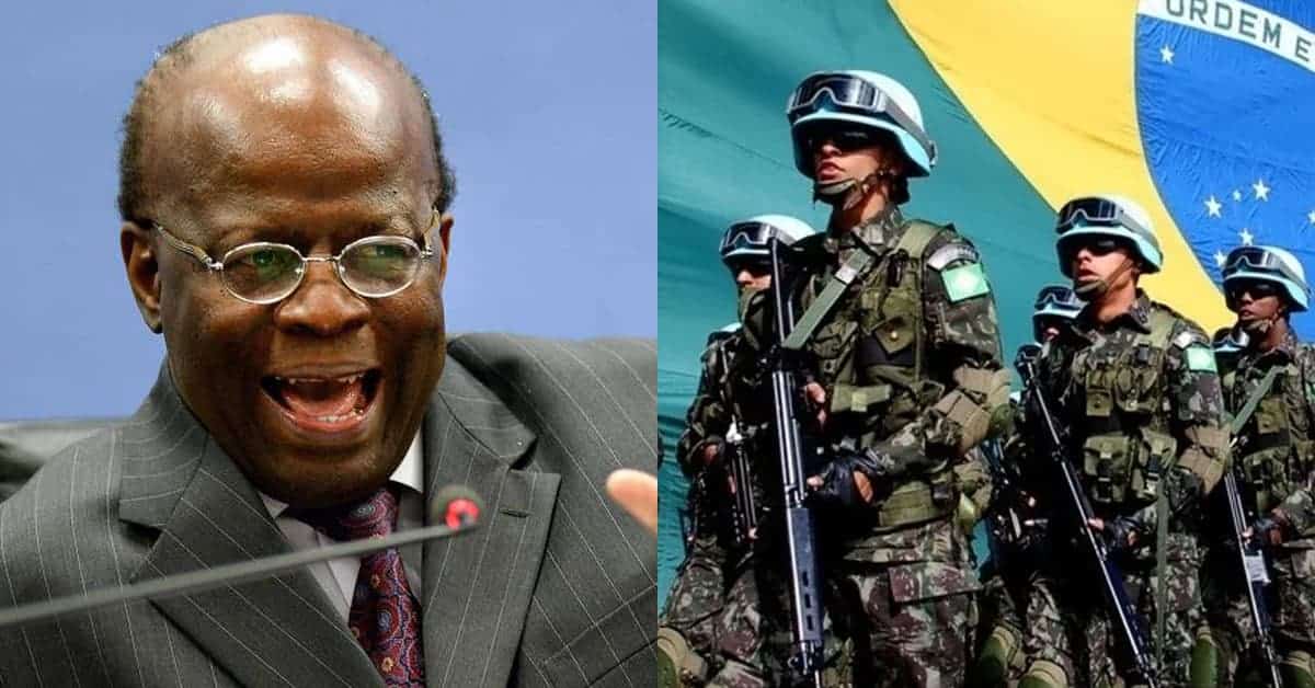 Joaquim Barbosa e Forças Armadas - Foto Reprodução do Twitter