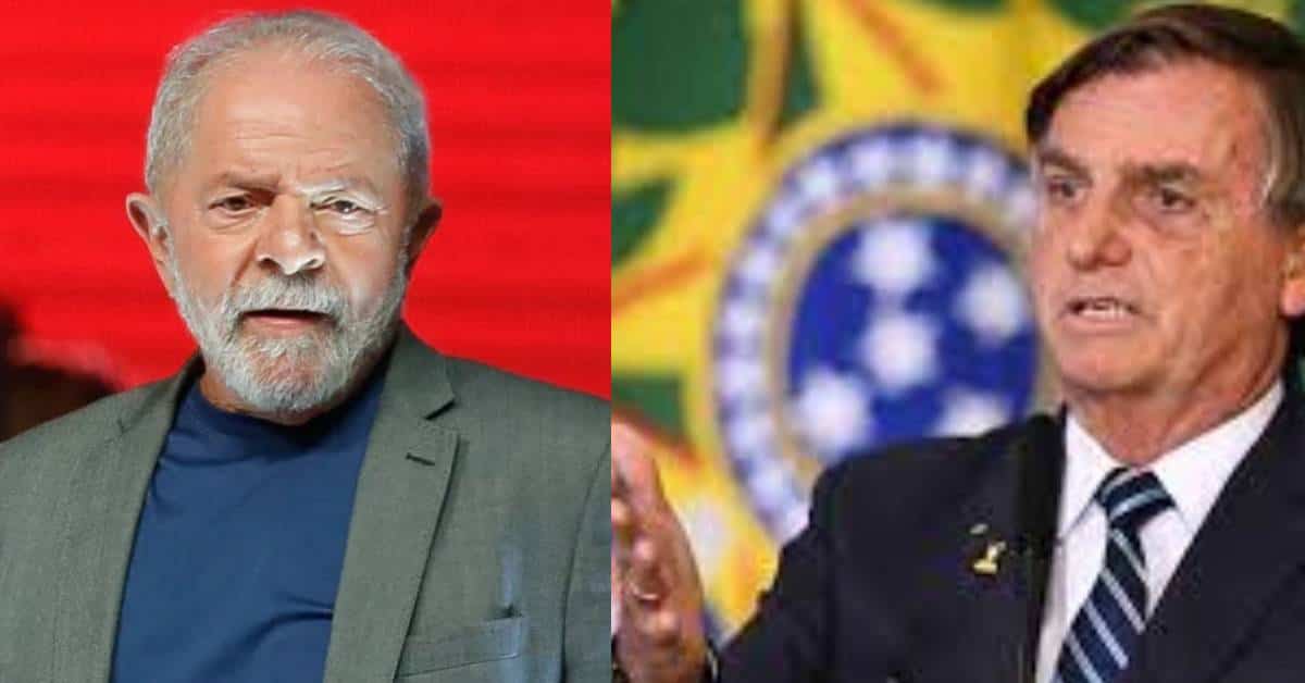 Lula e Bolsonaro - Foto Reprodução do Twitter