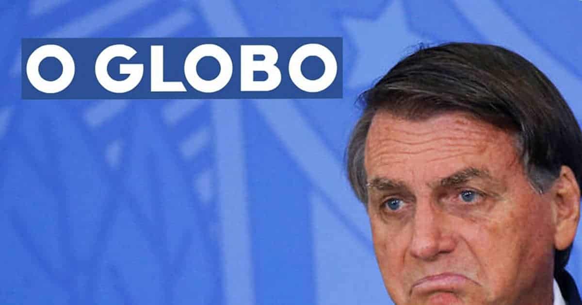 O Globo e Bolsonaro - Foto Reprodução do Twitter