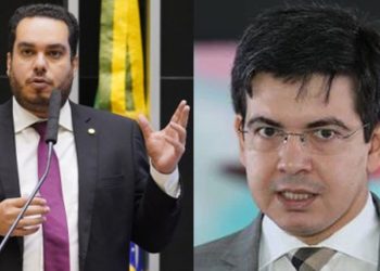 Paulo Martins e Randolfe Rodrigues - Foto Reprodução do Twitter
