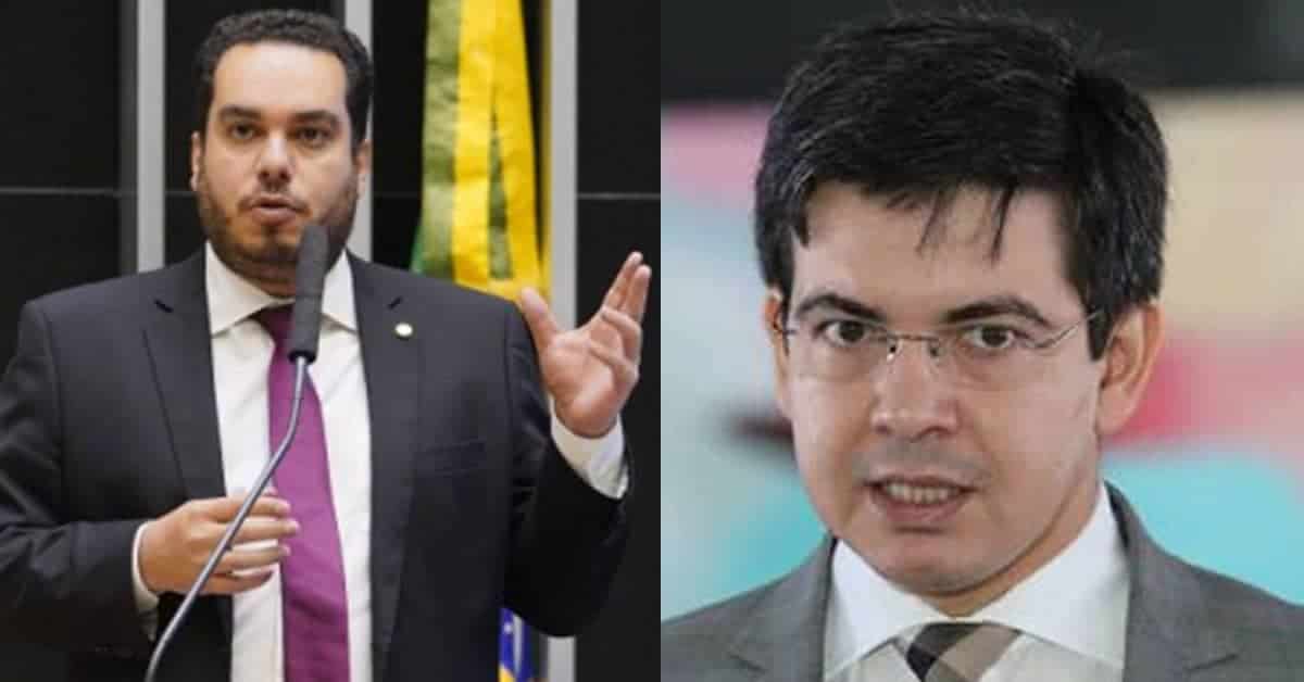 Paulo Martins e Randolfe Rodrigues - Foto Reprodução do Twitter