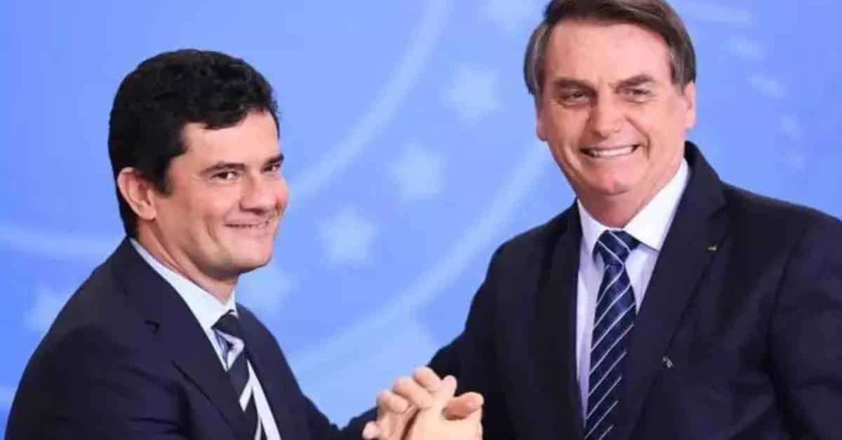 Sergio Moro e Bolsonaro - Foto Reprodução do Twitter