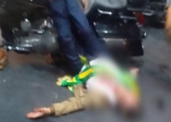 simulação de atentado contra o Presidente - Foto Reprodução do Twitter