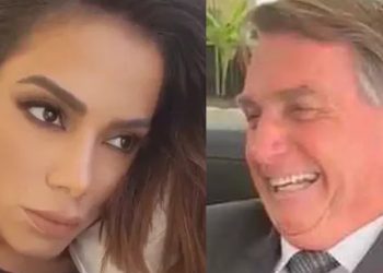 Anitta e Bolsonaro - Foto Reprodução do Twitter