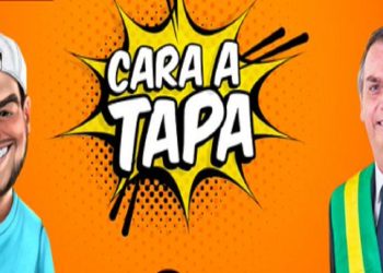 BOLSONARO NO CARA A TAPA - FOTO REPRODUÇÃO DO TWITTER