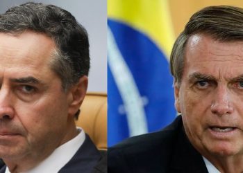 Barroso e Bolsonaro - Foto Reprodução do Twitter