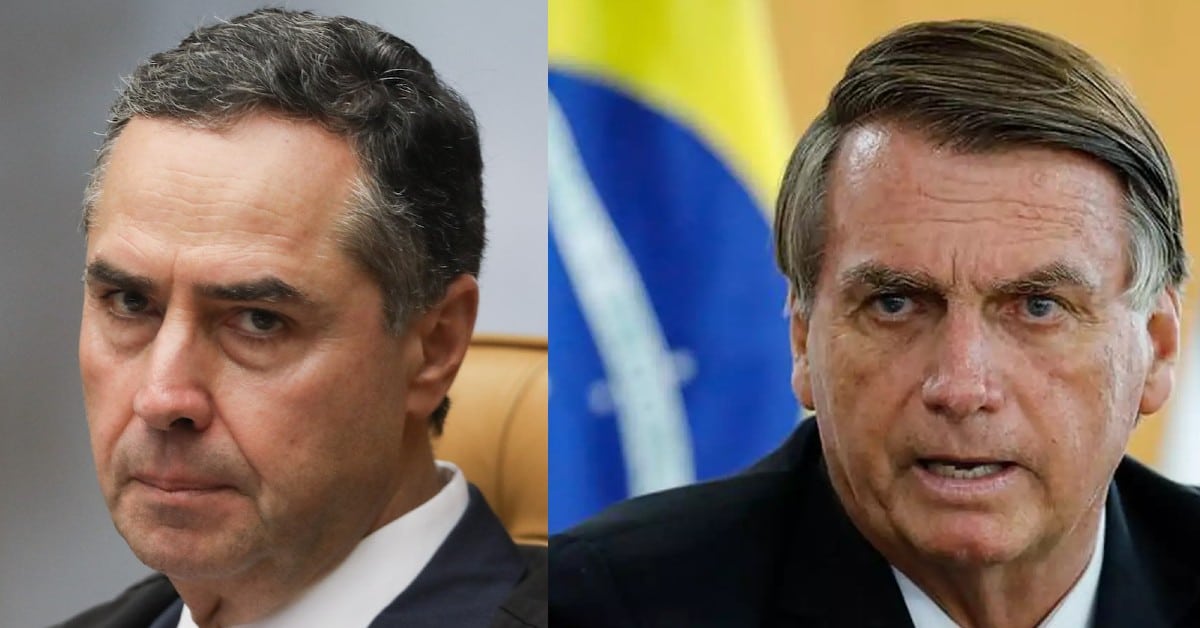 Barroso e Bolsonaro - Foto Reprodução do Twitter