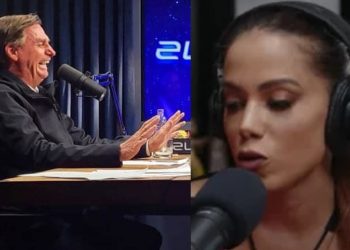 Bolsonaro e Anitta - Foto Reprodução do Twitter