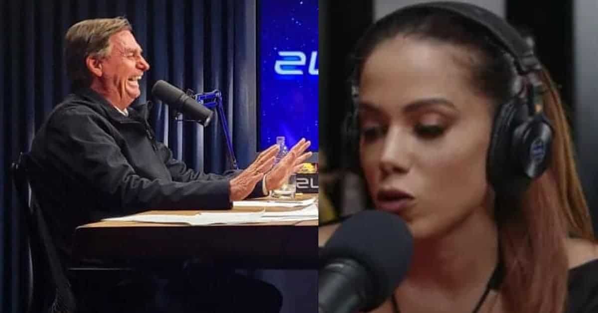Bolsonaro e Anitta - Foto Reprodução do Twitter