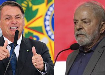 Bolsonaro e Lula - Foto Reprodução do Twitter