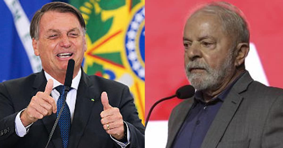 Bolsonaro e Lula - Foto Reprodução do Twitter