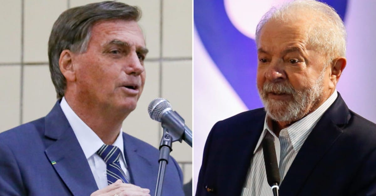 Bolsonaro e Lula - Foto Reprodução do Twitter