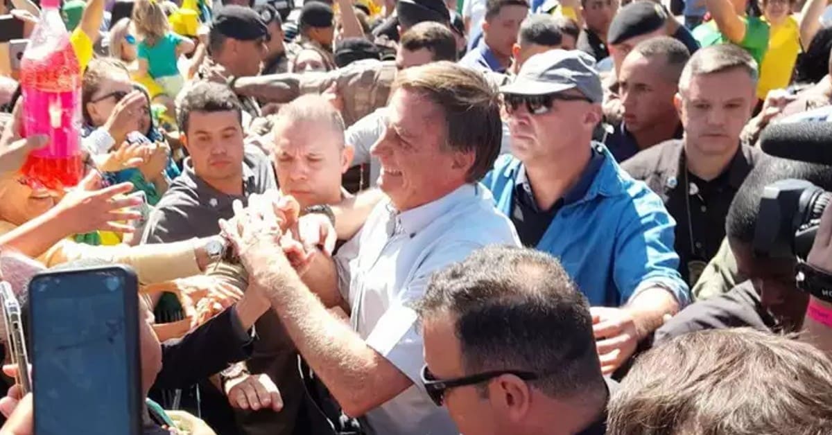 Bolsonaro em Juiz de Fora - Foto Reprodução do Twitter