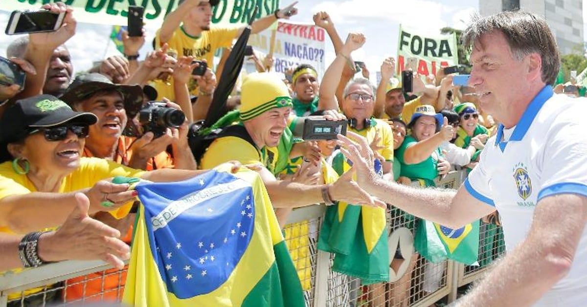 Bolsonaro multidão no Projac - Foto Reprodução do Twitter