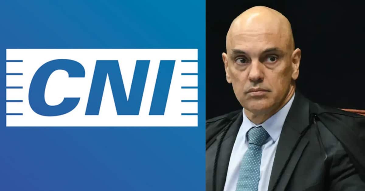 CNI e Alexandre de Moraes - Foto Reprodução do Twitter