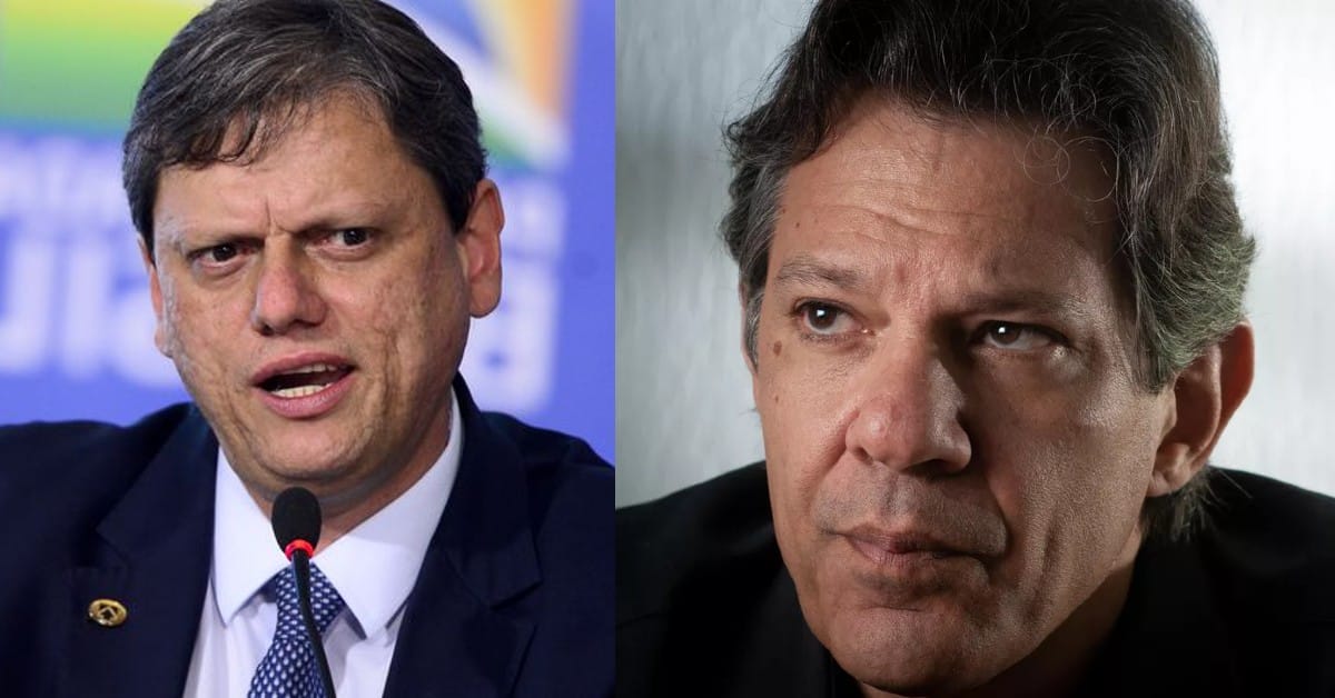 Debate Tarcísio e Haddad - Foto Reprodução do Twitter