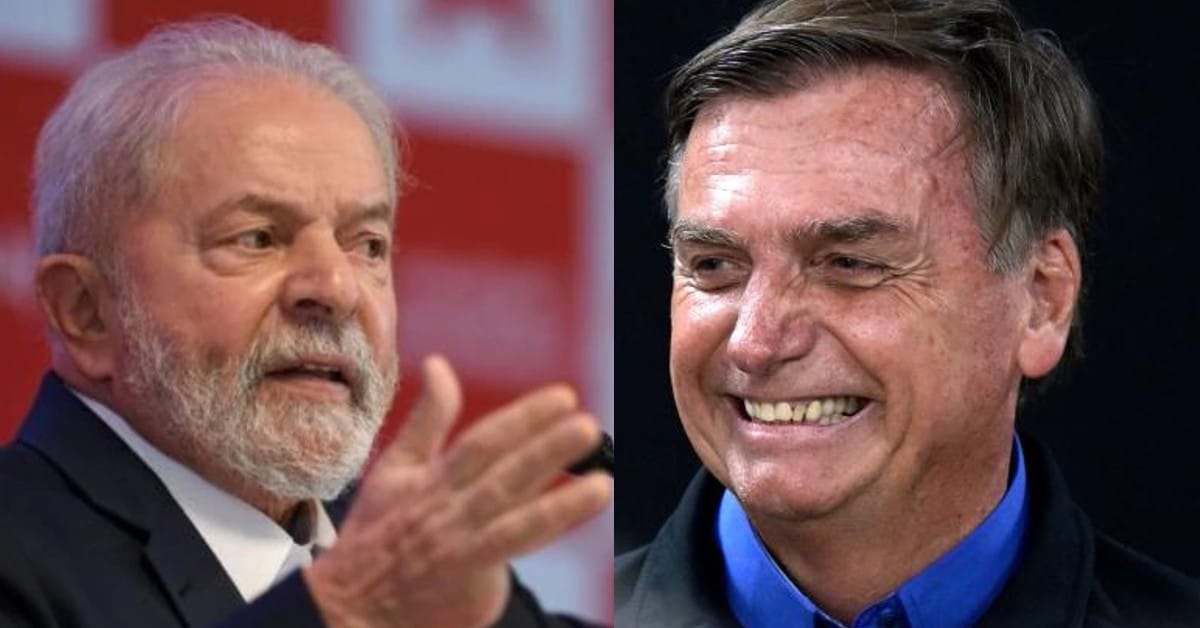 Lula e Bolsonaro - Foto Reprodução do Twitter