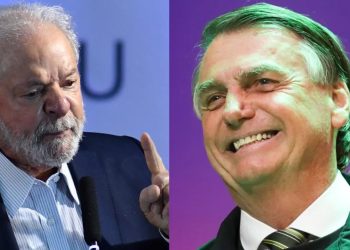 Lula e Bolsonaro - Foto Reprodução do Twitter