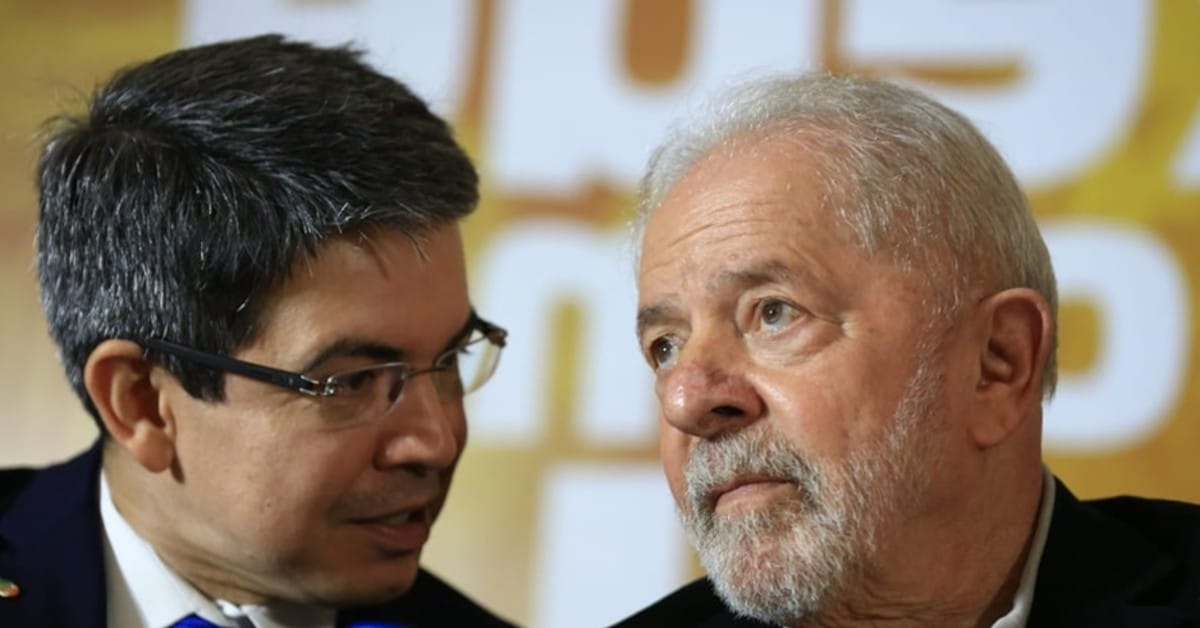 Randolfe Rodrigues e Lula - Foto Reprodução do Twitter