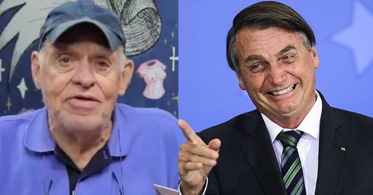 Silvio Luiz e Bolsonaro - Foto Reprodução do Twitter
