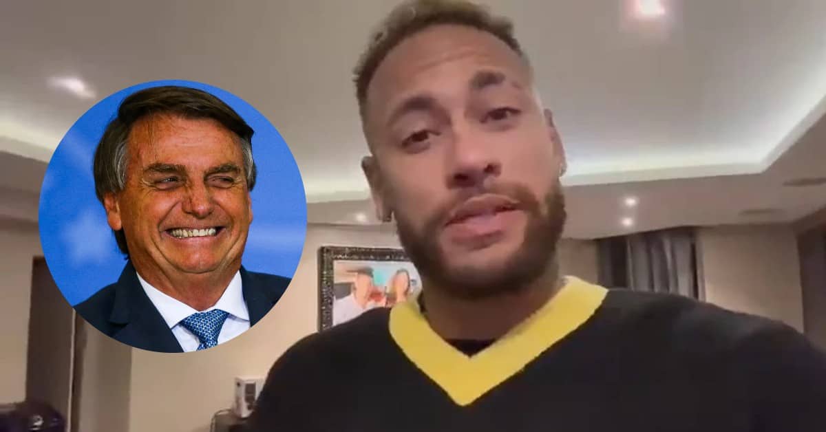 Neymar e Bolsonaro - Foto Reprodução do Twitter