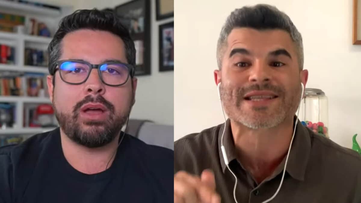 Paulo Figueiredo e Guga Noblat - Foto Reprodução do Twitter