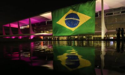 BANDEIRA DO BRASIL - FOTO REPRODUÇÃO DO TWITTER