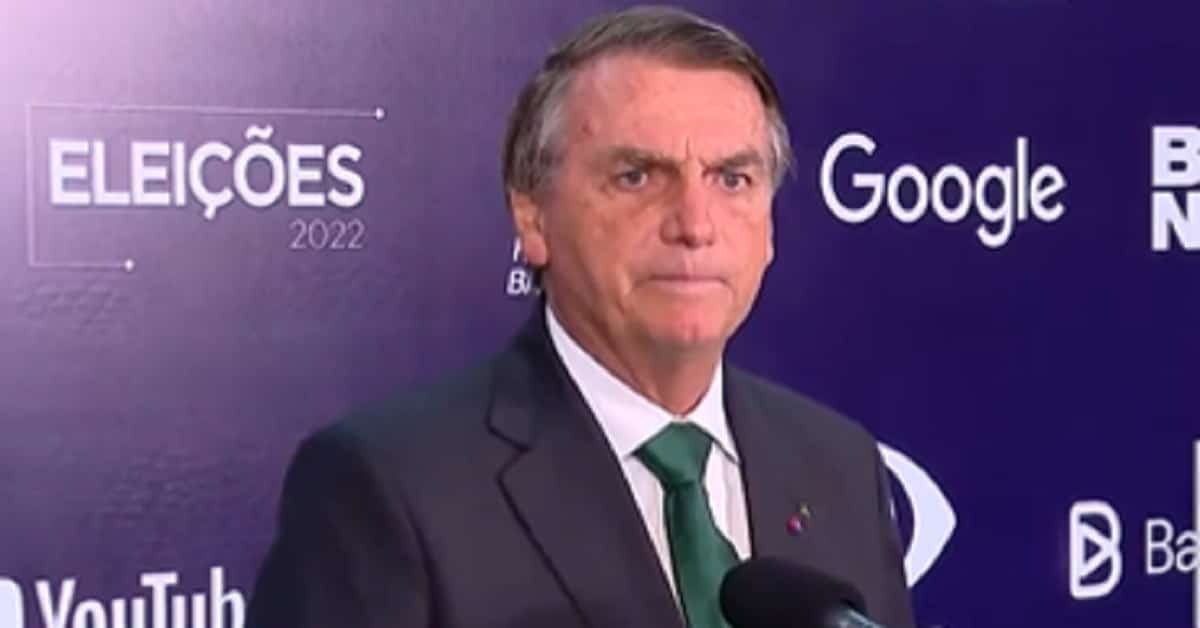BOLSONARO NA BAND - FOTO REPRODUÇÃO DO TWITTER