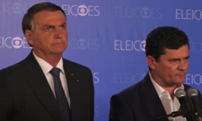 BOLSONARO X SERGIO MORO - FOTO TWITTER