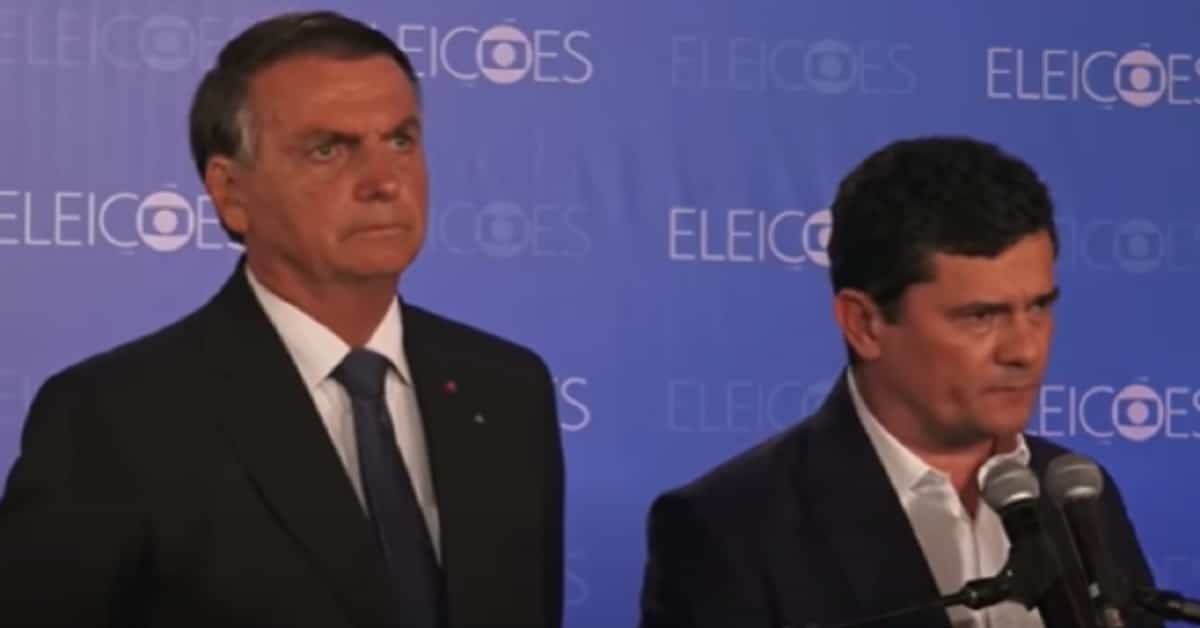 BOLSONARO X SERGIO MORO - FOTO TWITTER