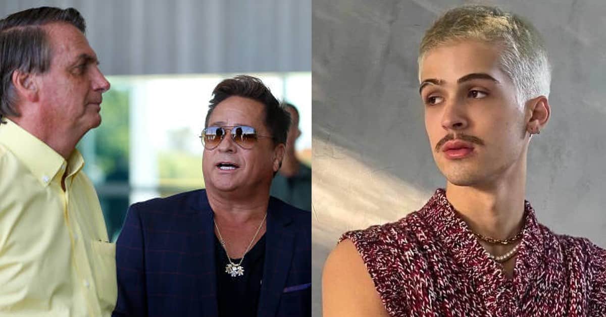 Leonardo é atacado pelo filho após apoiar Bolsonaro e internautas saem em sua defesa: “Quer agradar os amigos globais” 9 Bolsonaro Leonardo e João Guilherme - Foto Reprodução do Twitter