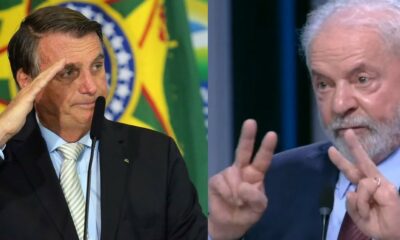 Bolsonaro e Lula - Foto Reprodução do Twitter
