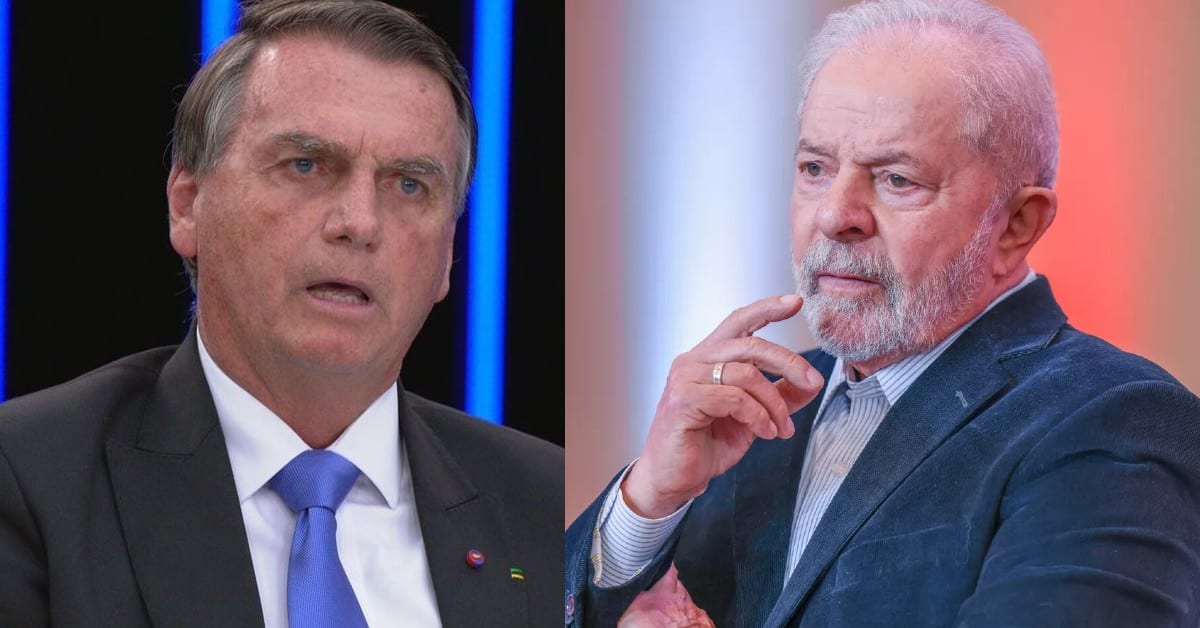 Bolsonaro e Lula - Foto Reprodução do Twitter