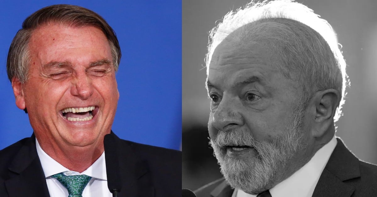 Bolsonaro e Lula - Foto reprodução do Twitter