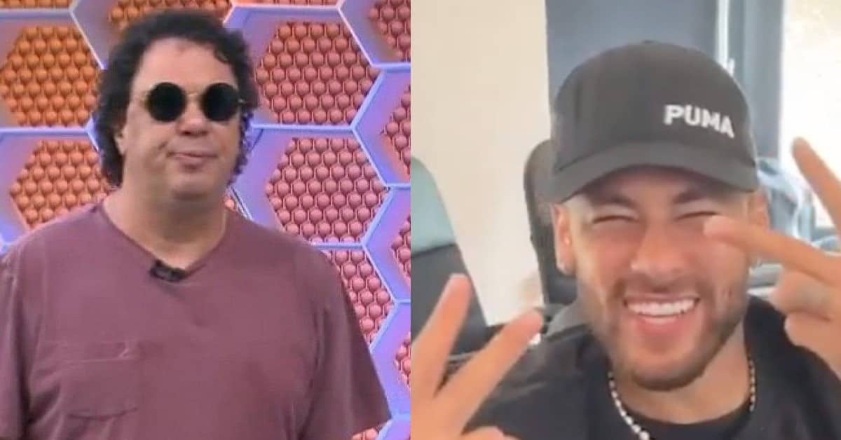 Casagrande e Neymar - Foto Reprodução do Twitter