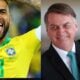 Daniel Alves e Bolsonaro - Foto Reprodução do Twitter