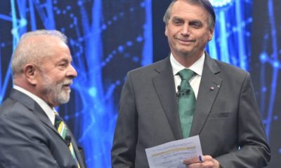 Debate na Band Bolsonaro e Lula - Foto Reprodução do Twitter