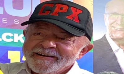 LULA E O BONÉ DO CPX - FOTO TWITTER