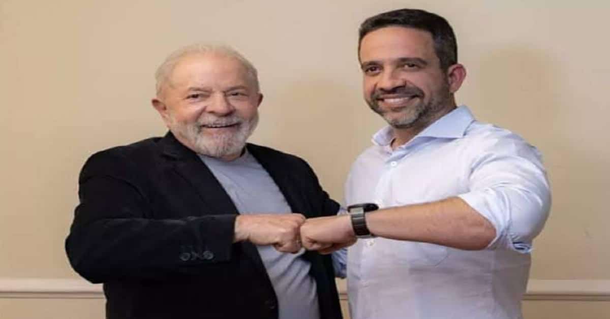 LULA E PAULO DANTAS - FOTO REPRODUÇÃO DO TWITTER