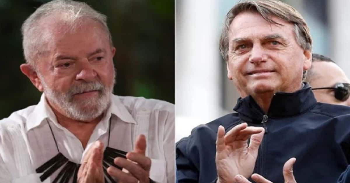 LULA X BOLSONARO - FOTO REPRODUÇÃO DO TWITTER