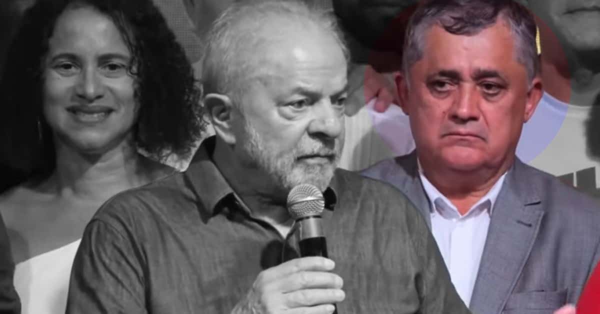 Lula e Debutado dólares na cueca - Foto Reprodução do Twitter