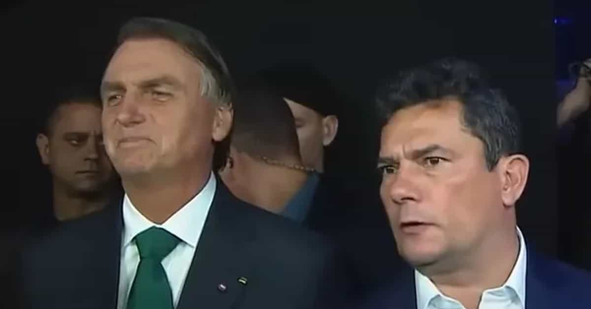 Moro e Bolsonaro - Foto Reprodução do Twitter
