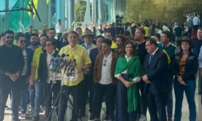 Sertanejo - Bolsonaro, Gusttavo Lima e Leonardo - Foto Reprodução do Twitter