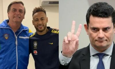 Super live Bolsonaro, Neymar, Sergio Moro - Foto Reprodução do Twitter