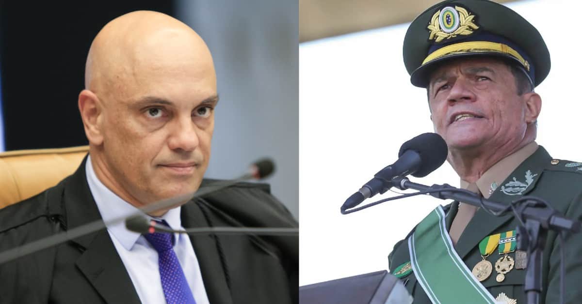 Alexandre de Moraes e Ministro da Defesa - Foto Reprodução do Twitter