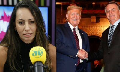 Ana Paula Bolsonaro e Trump - Foto Reprodução do Twitter