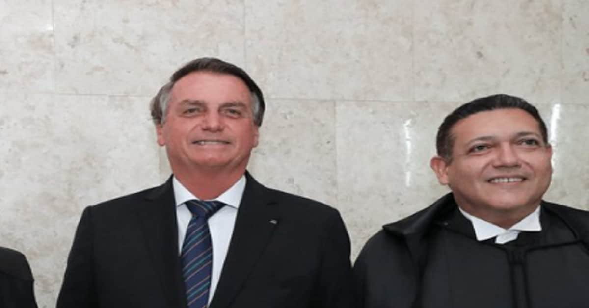BOLSONARO E NUNES MARQUES - FOTO TWITTER